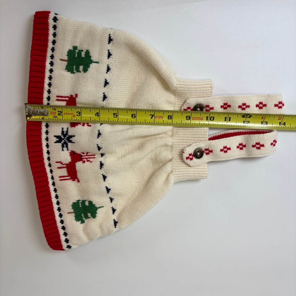 Hanna‎ Andersson Dear Deer Knit Holiday Sweater Jumper 60cm 3-6 months - Picture 8 of 9
